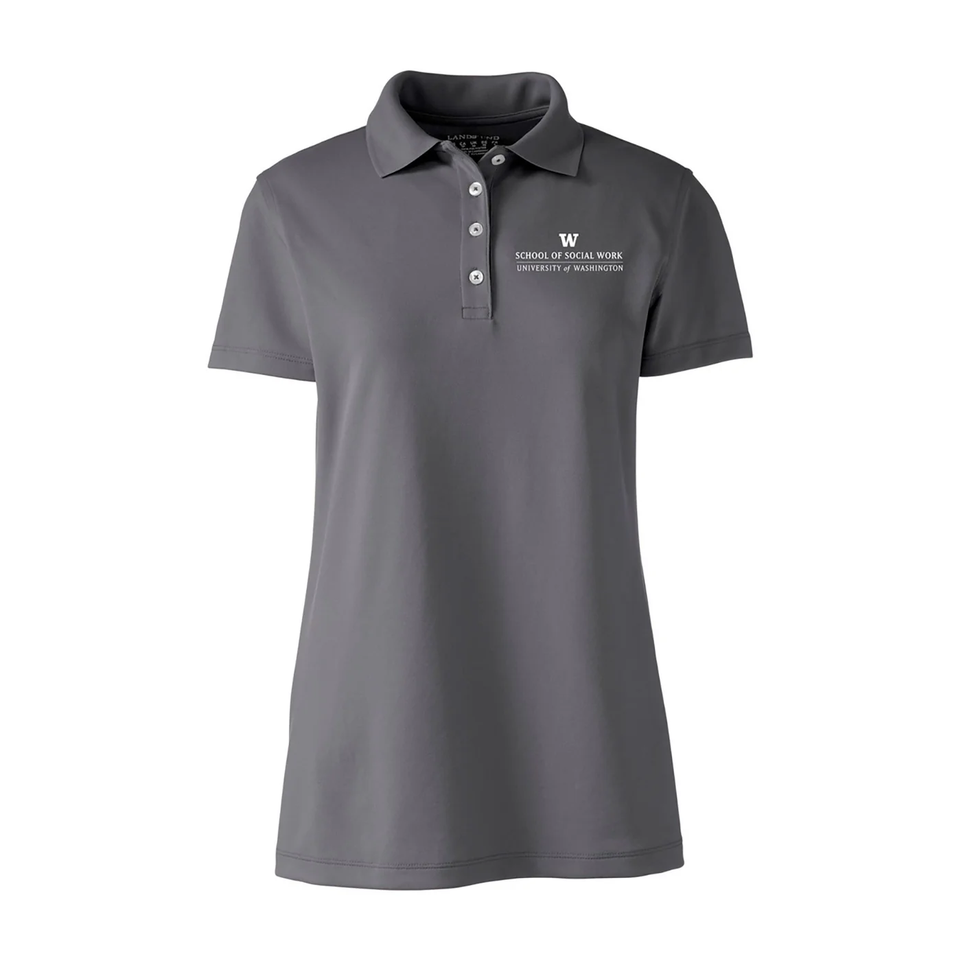 Lands' End Women's UW School of Social Work Polyester Polo - Image 3