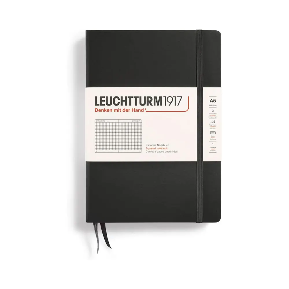 Leuchtturm 1917 A5 Medium Hardcover Notebook 251ct - Image 38
