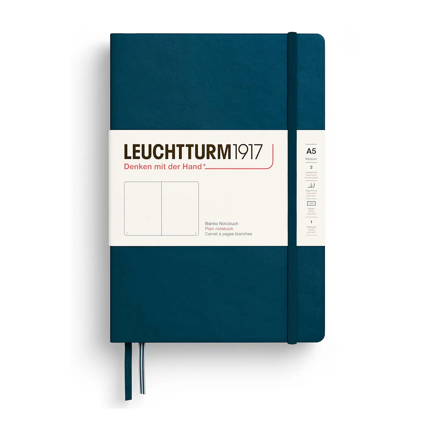 Leuchtturm 1917 A5 Medium Hardcover Notebook 251ct - Image 56