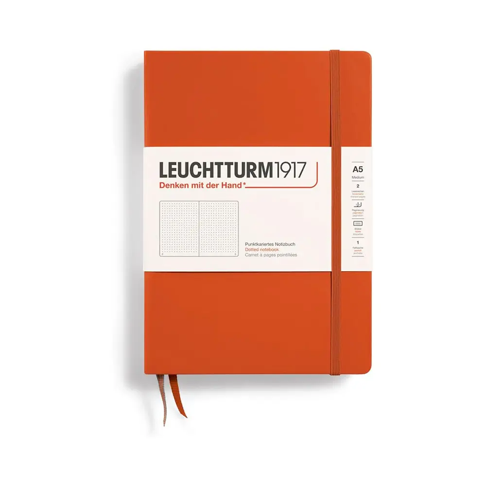 Leuchtturm 1917 A5 Medium Hardcover Notebook 251ct - Image 8