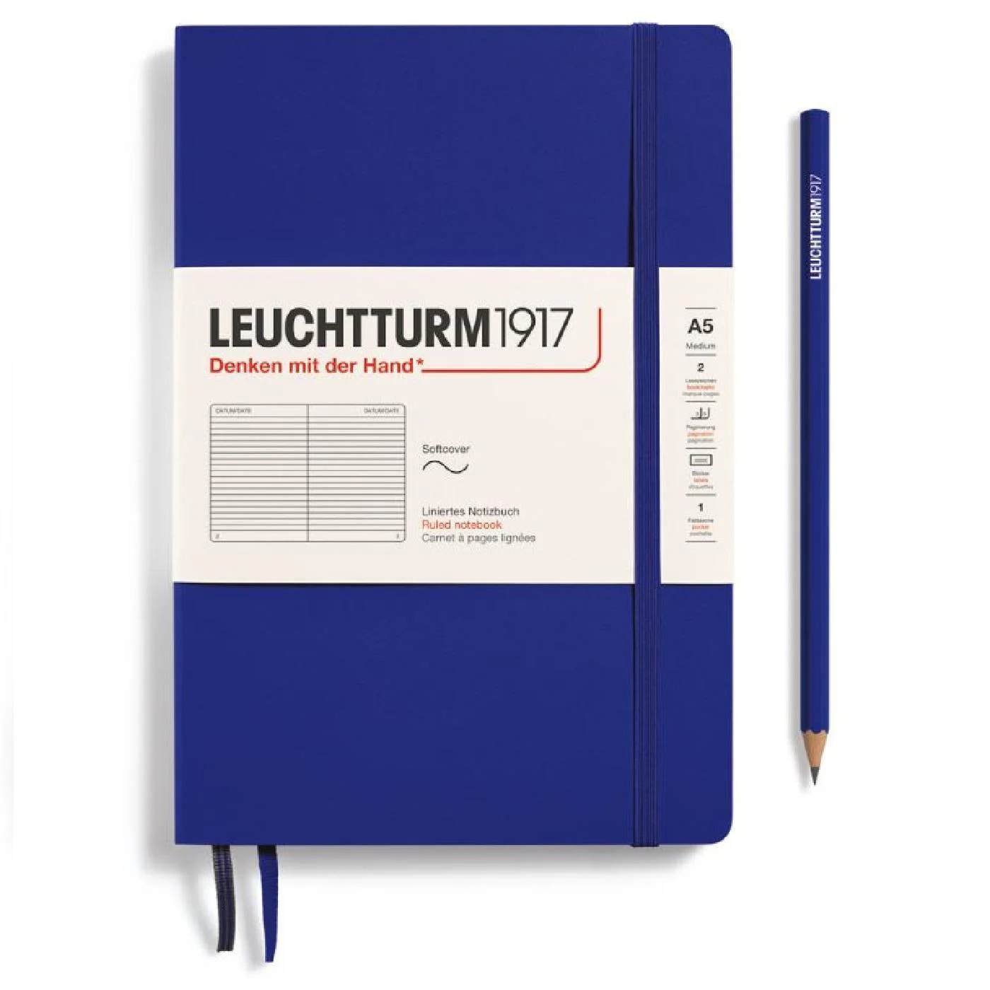 Leuchtturm 1917 A5 Medium Softcover Notebook 123ct - Image 45