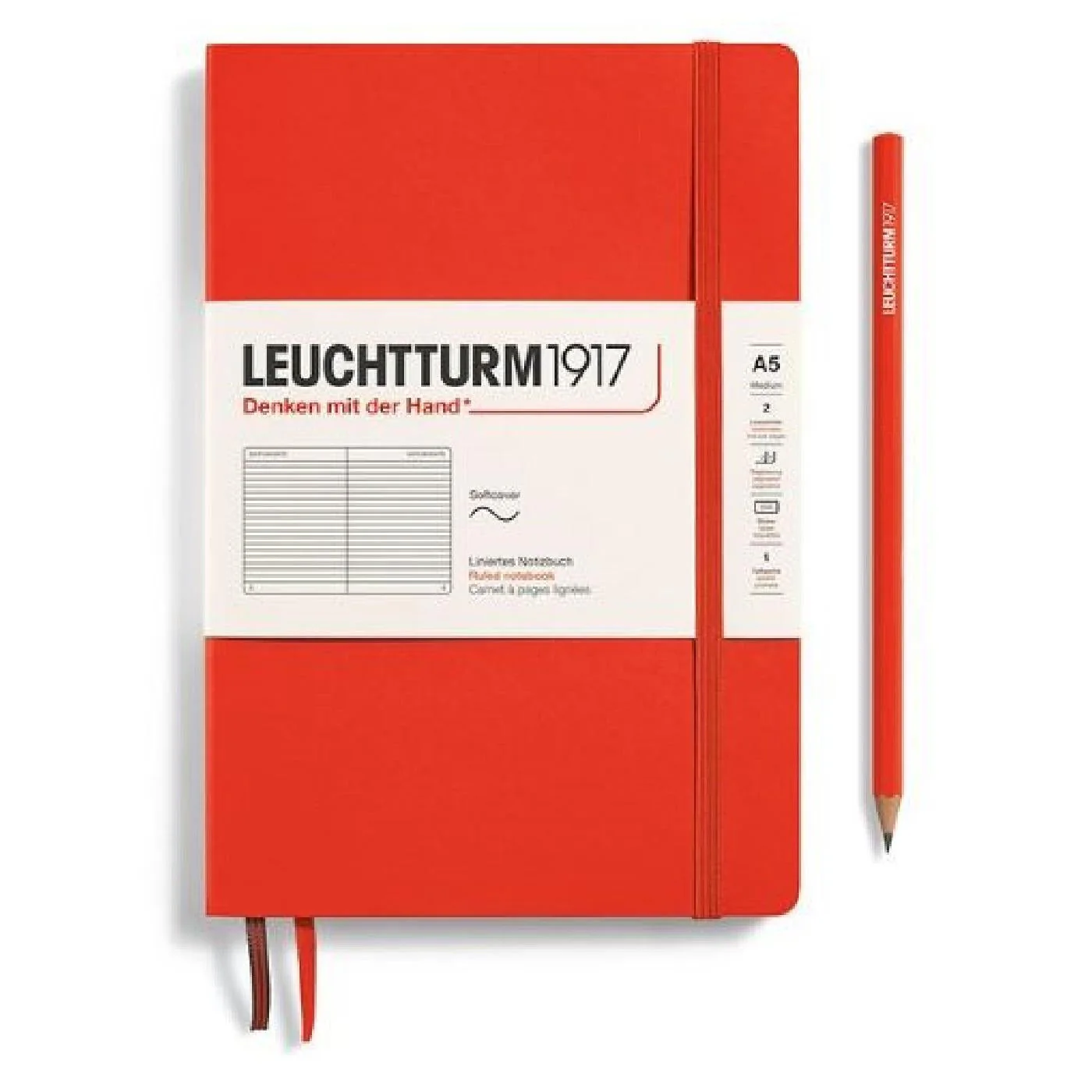 Leuchtturm 1917 A5 Medium Softcover Notebook 123ct - Image 67