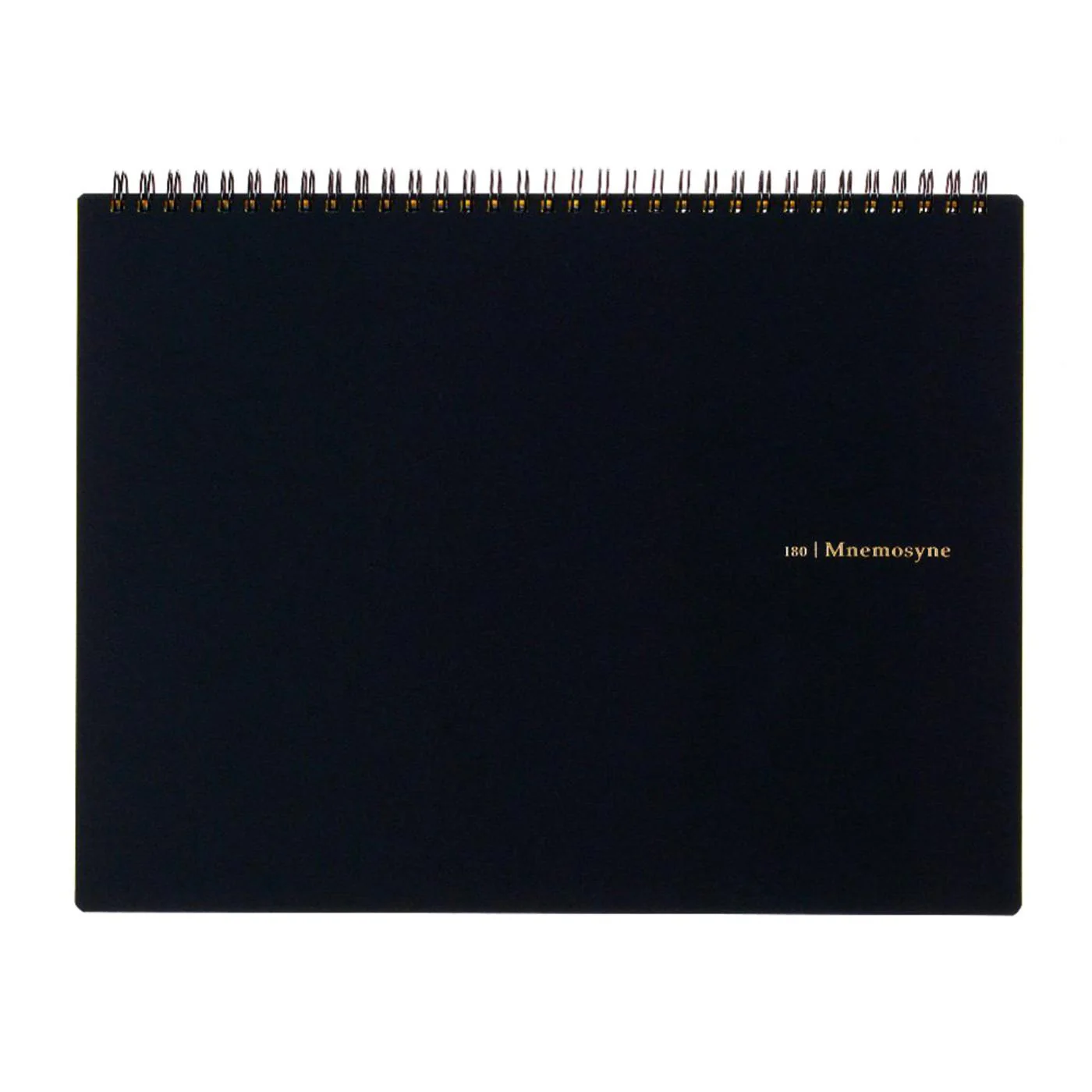 Maruman Black Mnemosyne 5mm Grid Top Spiral Notebook 70ct - Image 8