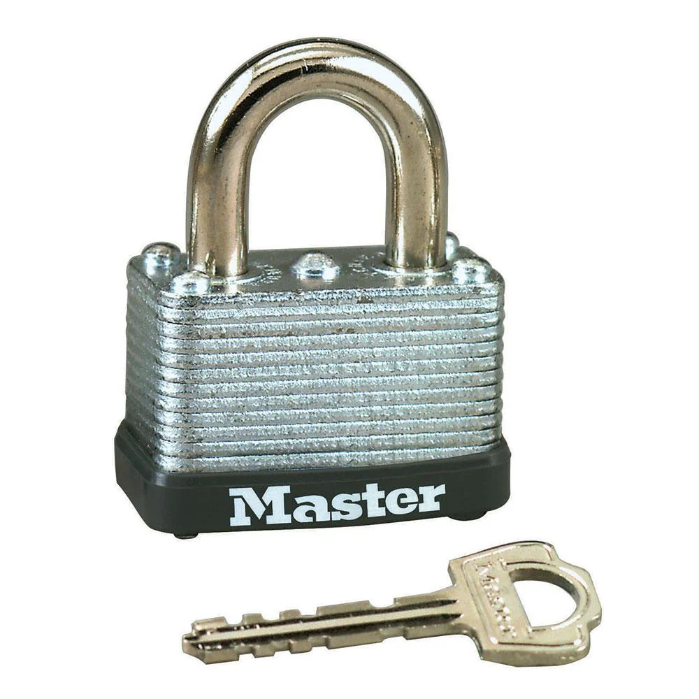 Master Lock Laminated Steel Key Warded Padlock Lock - Image 5