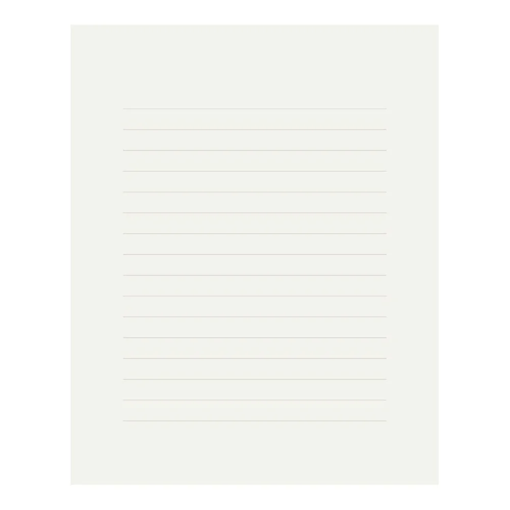 Midori Cotton Lined 8.25" x 6.6" Letter Pad 50 Count