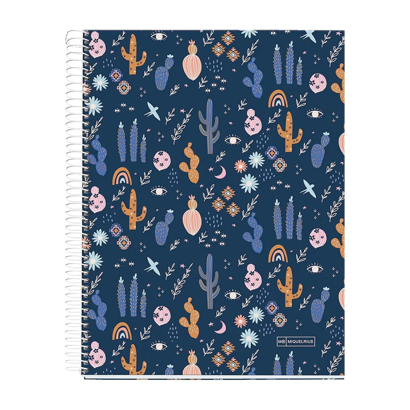Miquel Rius Fashion Desert 4 Subject Lined Spiral Notebook 120ct
