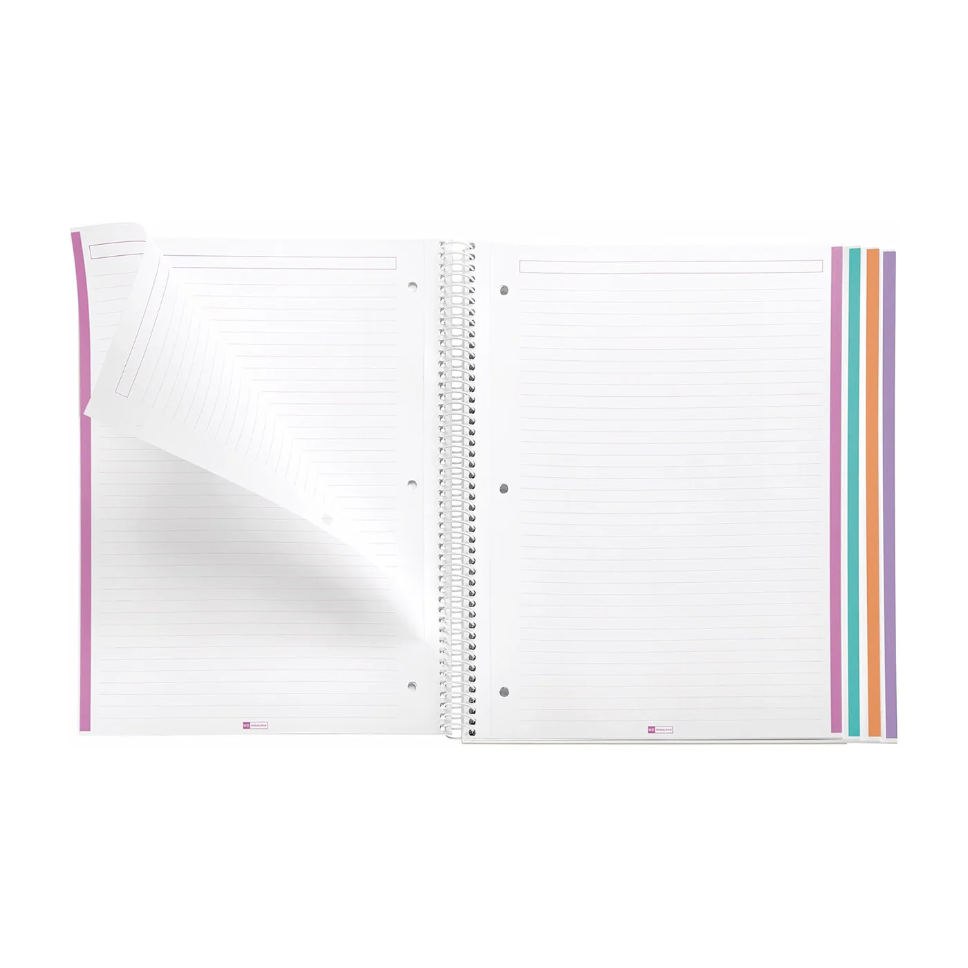 Miquel Rius Fashion Desert 4 Subject Lined Spiral Notebook 120ct - Image 2