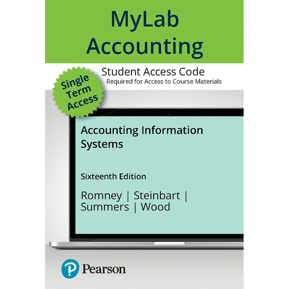 MyLab for Accounting Information Systems (16E 24)