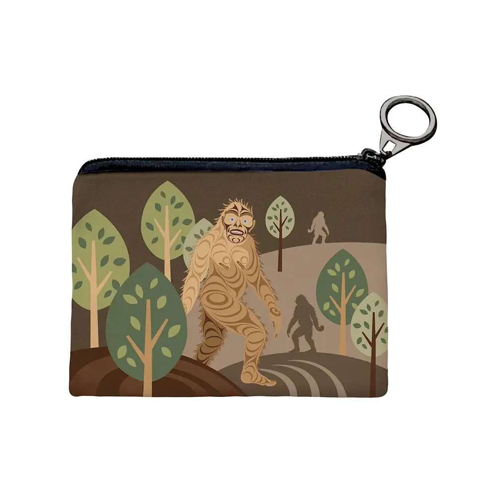 Native Northwest Sasquatch Coin Purse