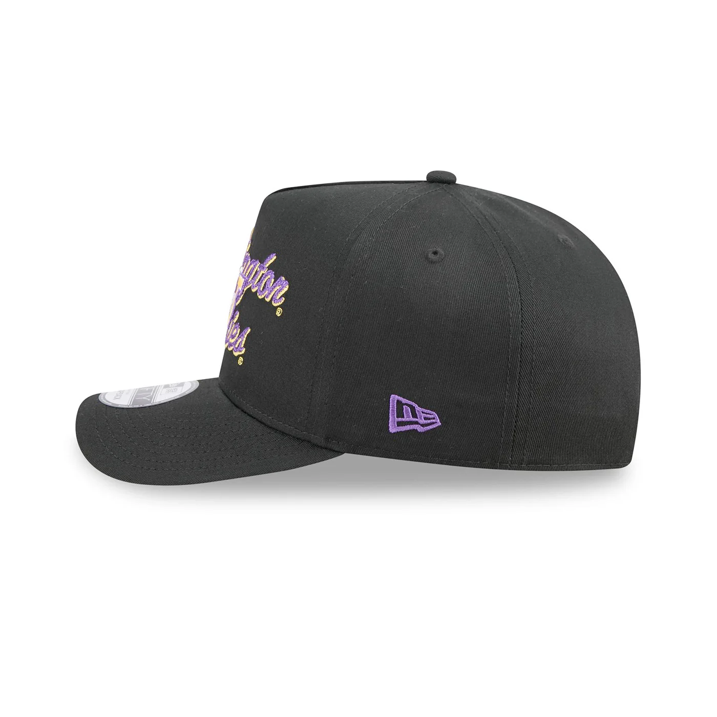New Era Black Chain Stitch Vault Dog 9Fifty A Frame Adjustable Hat - Image 6