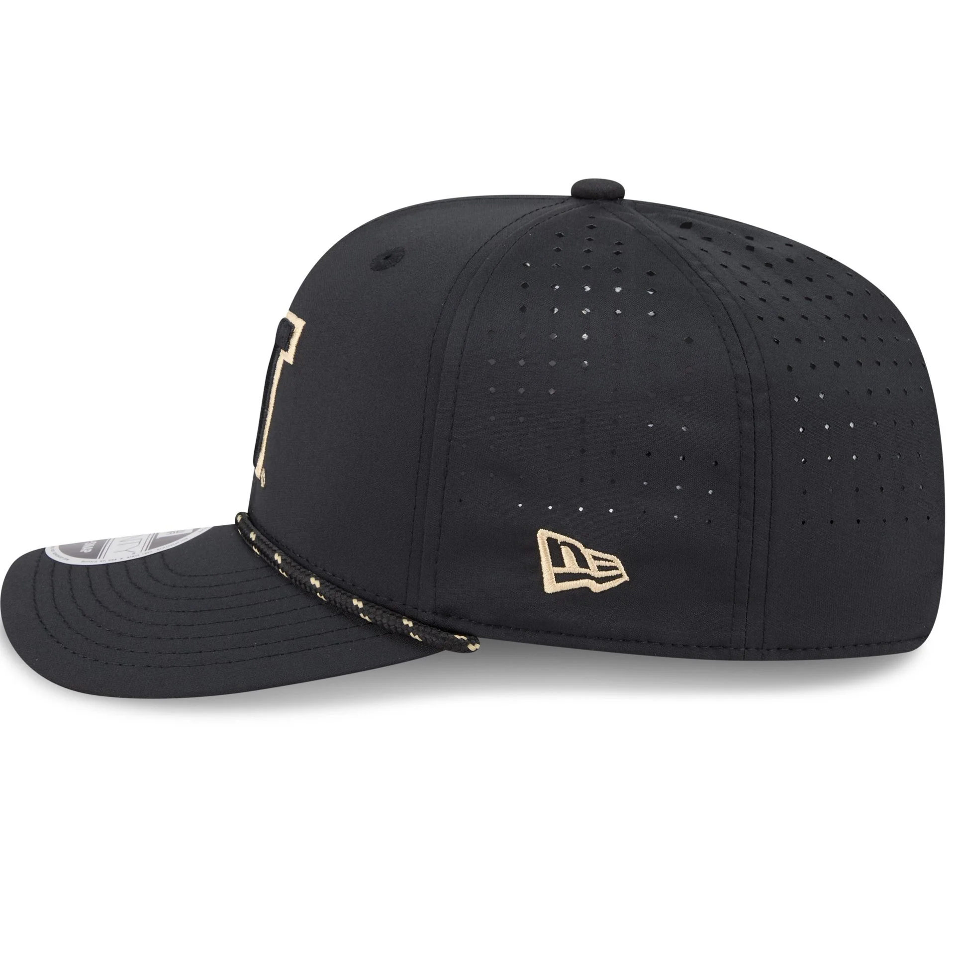 New Era Black Tonal Washington Huskies 9Seventy Sport Stretch Snap Adjustable Hat - Image 3