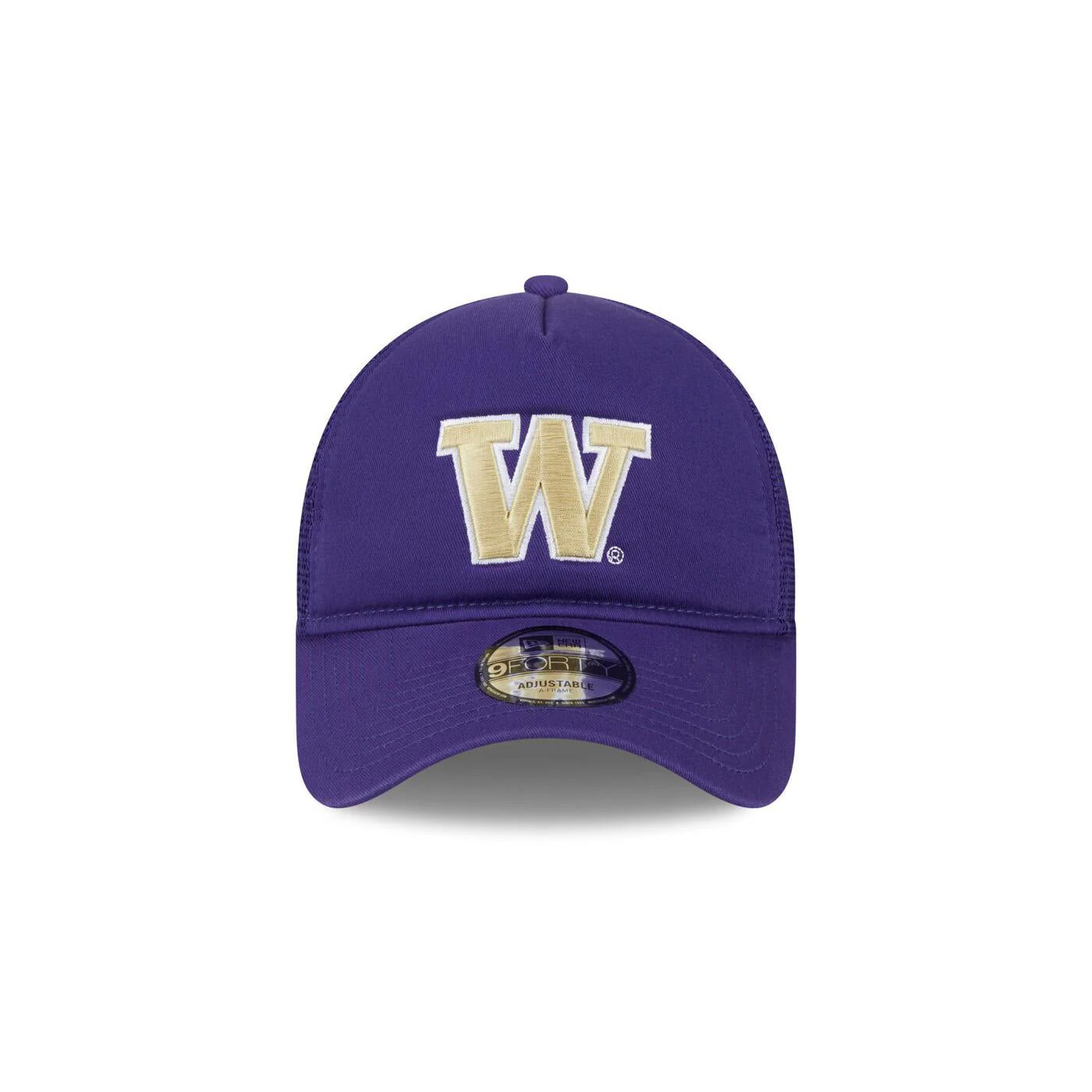 New Era Purple 9Forty A Frame Trucker Hat - Image 3