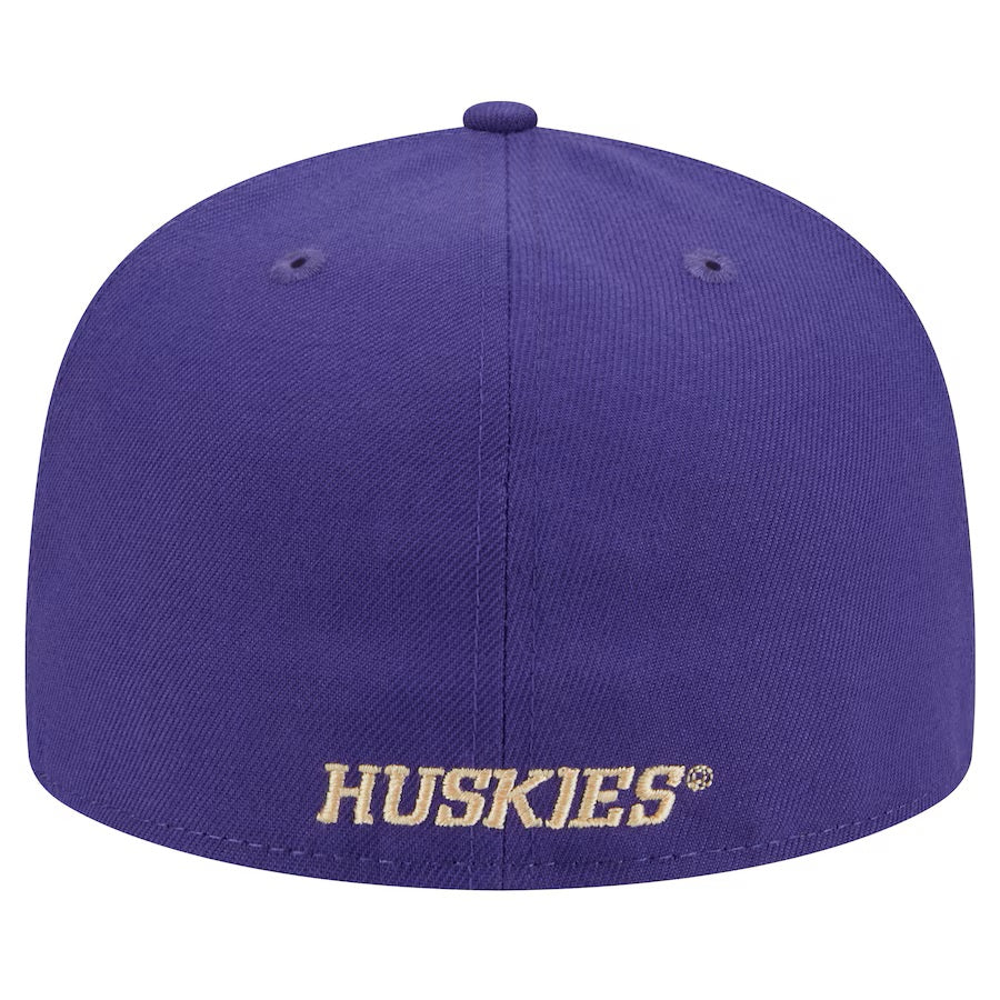 New Era Purple W Logo 59Fifty EG Fitted Hat - Image 3