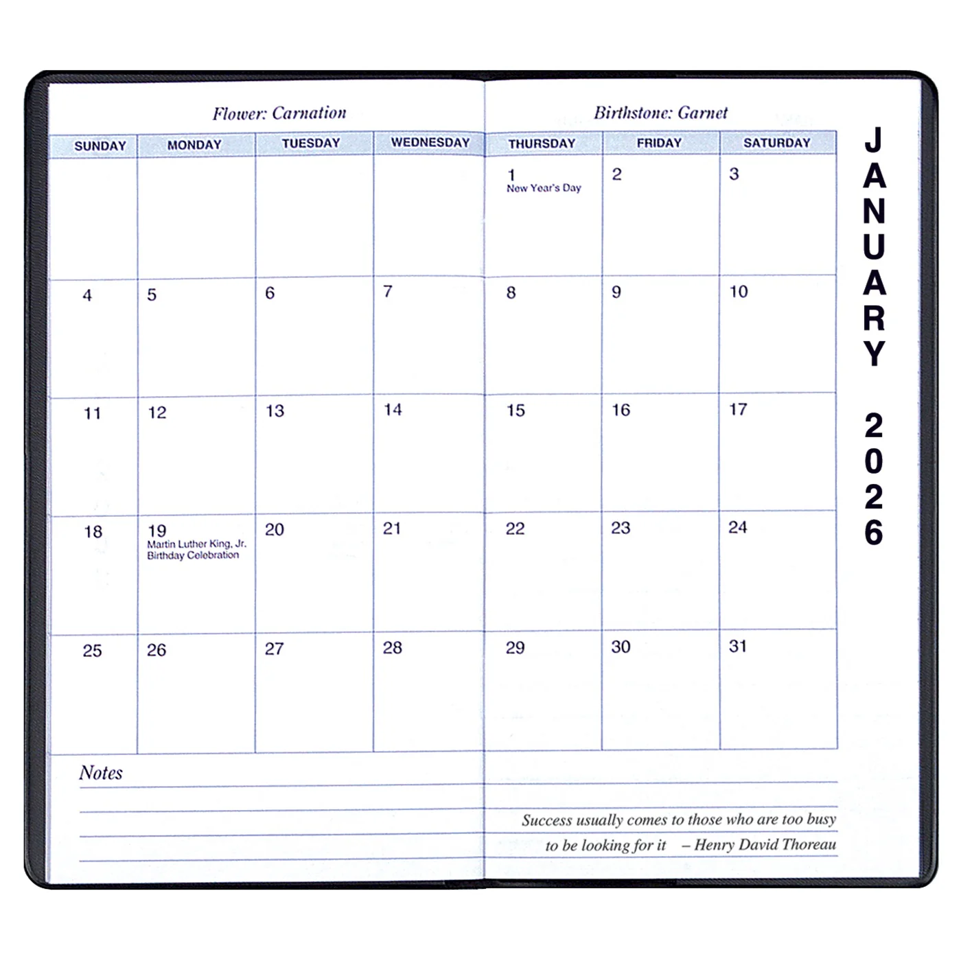 Payne Skivertex 2026 Annual Pocket Monthly Planner - Image 4