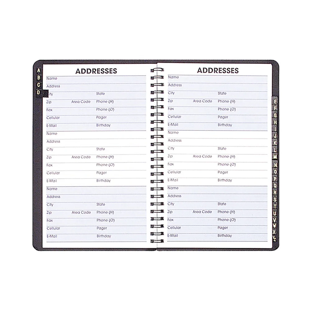 Payne Skivertex 5.5" x 8.5" Large Print Address Book - Image 4