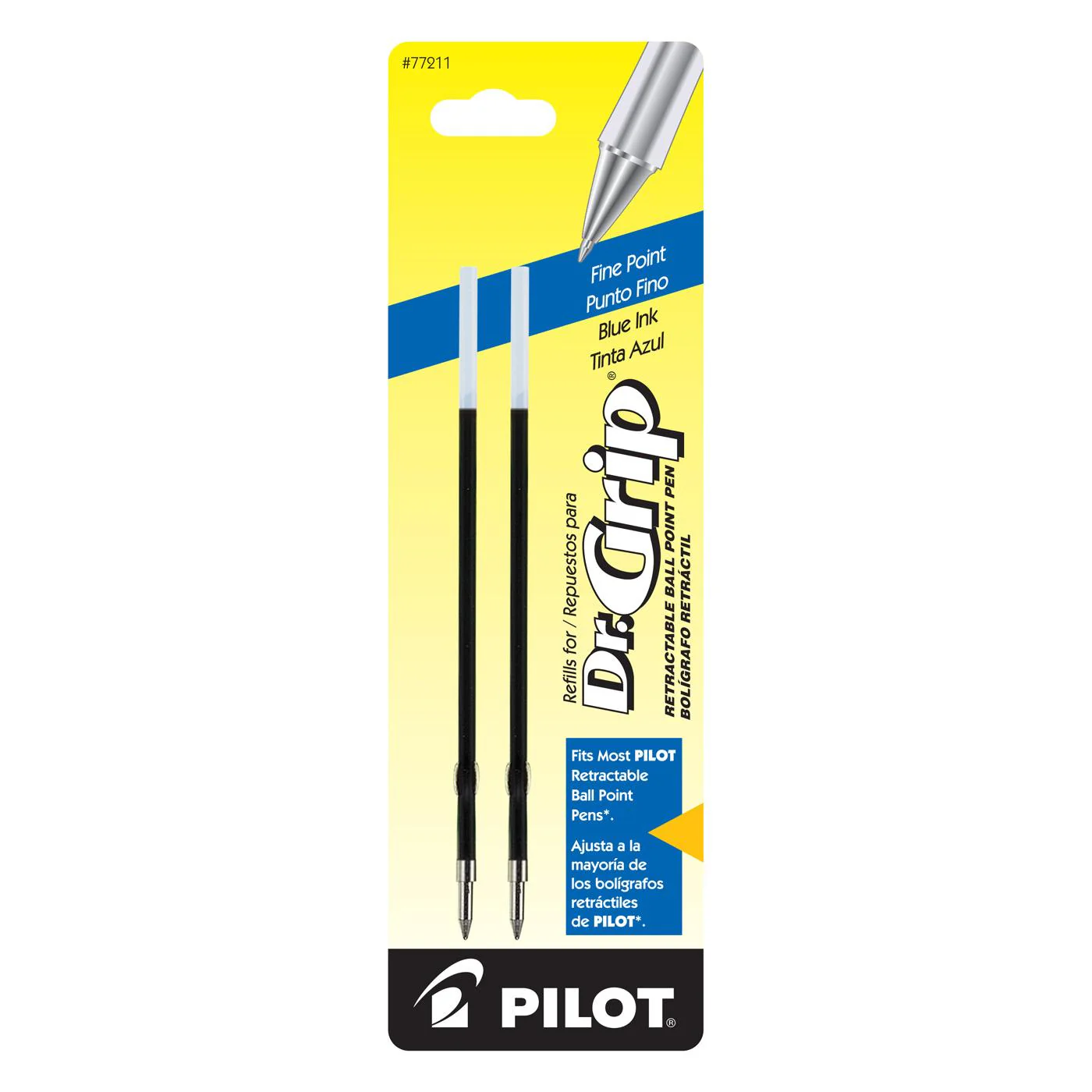 Pilot Dr. Grip Ballpoint Refill 2 Pack - Image 3