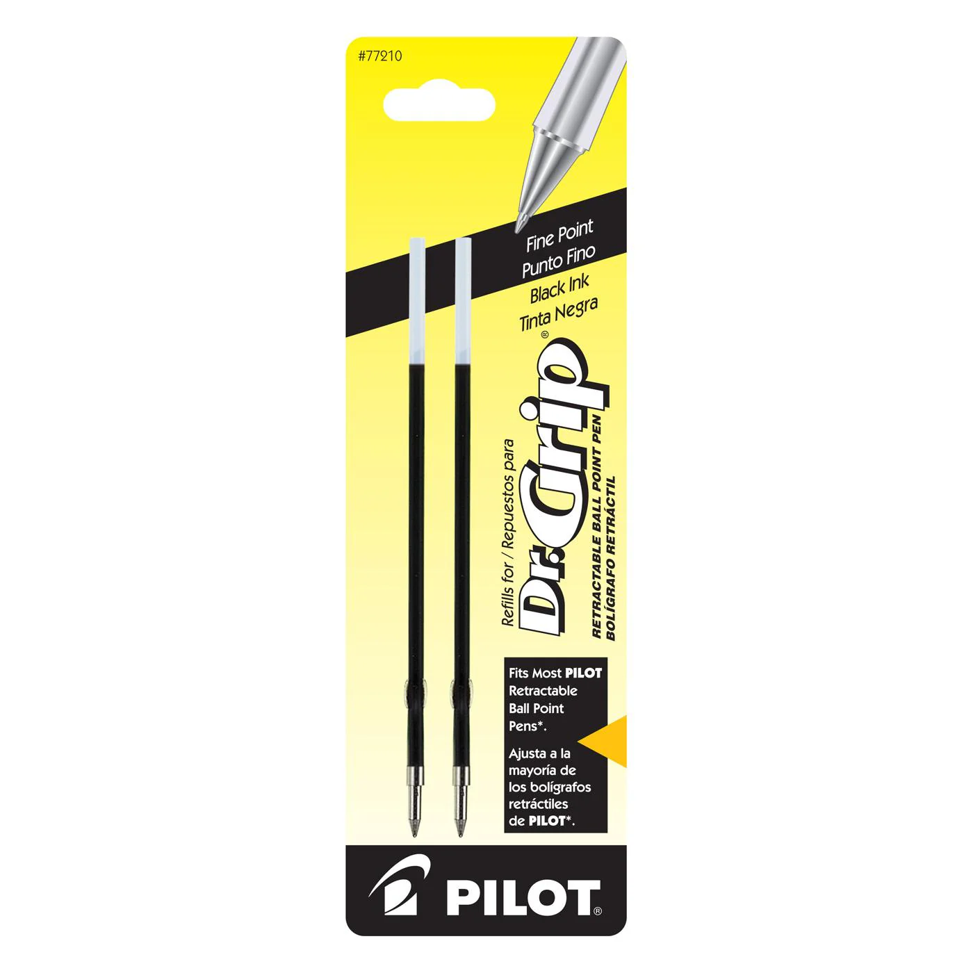 Pilot Dr. Grip Ballpoint Refill 2 Pack - Image 4
