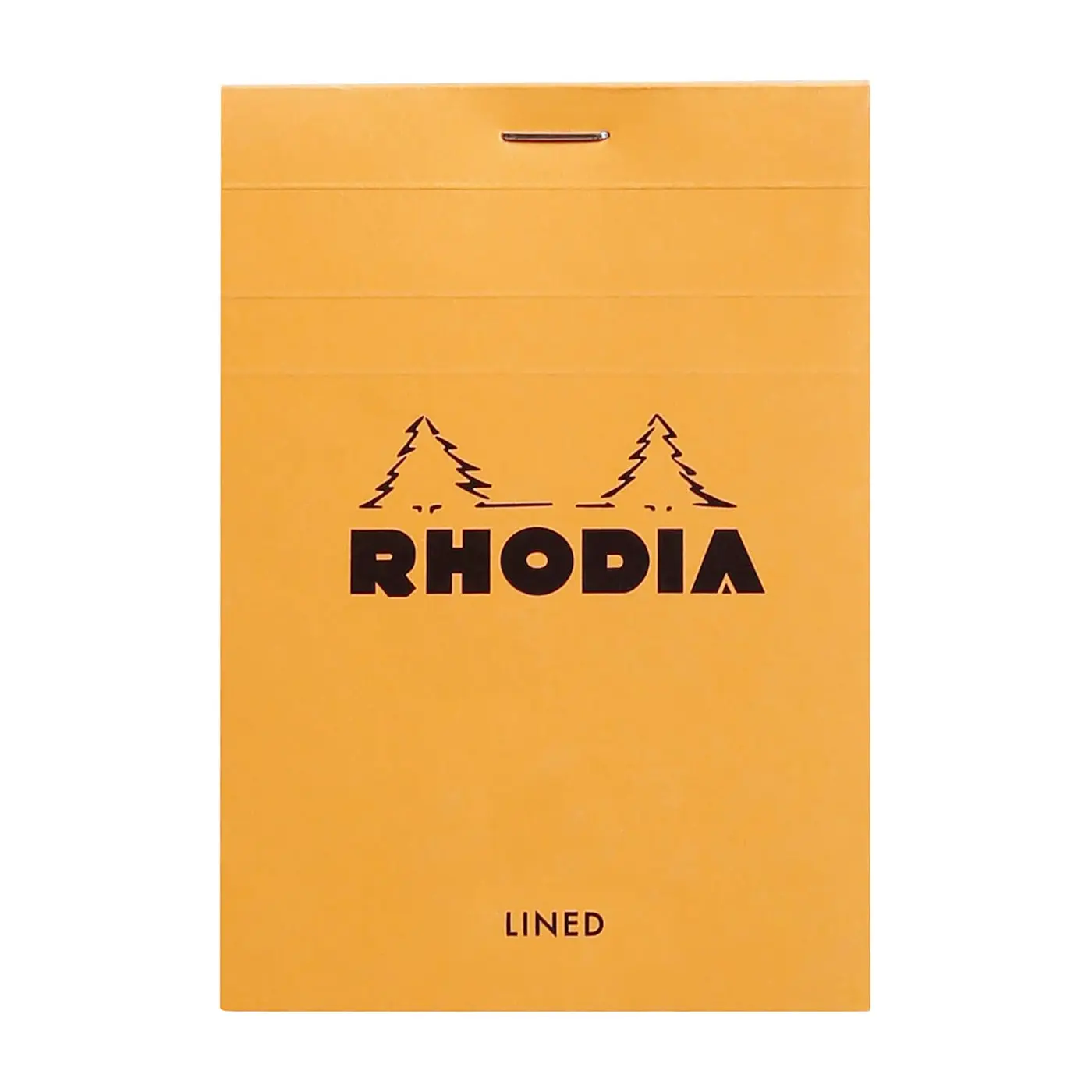 Rhodia Orange 3 3/8"x4 3/4" Lined Top Stapled 80ct