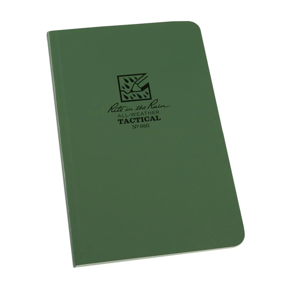 Rite in the Rain Green 4-5/8"x7-1/4" Tactical Perfect 80ct