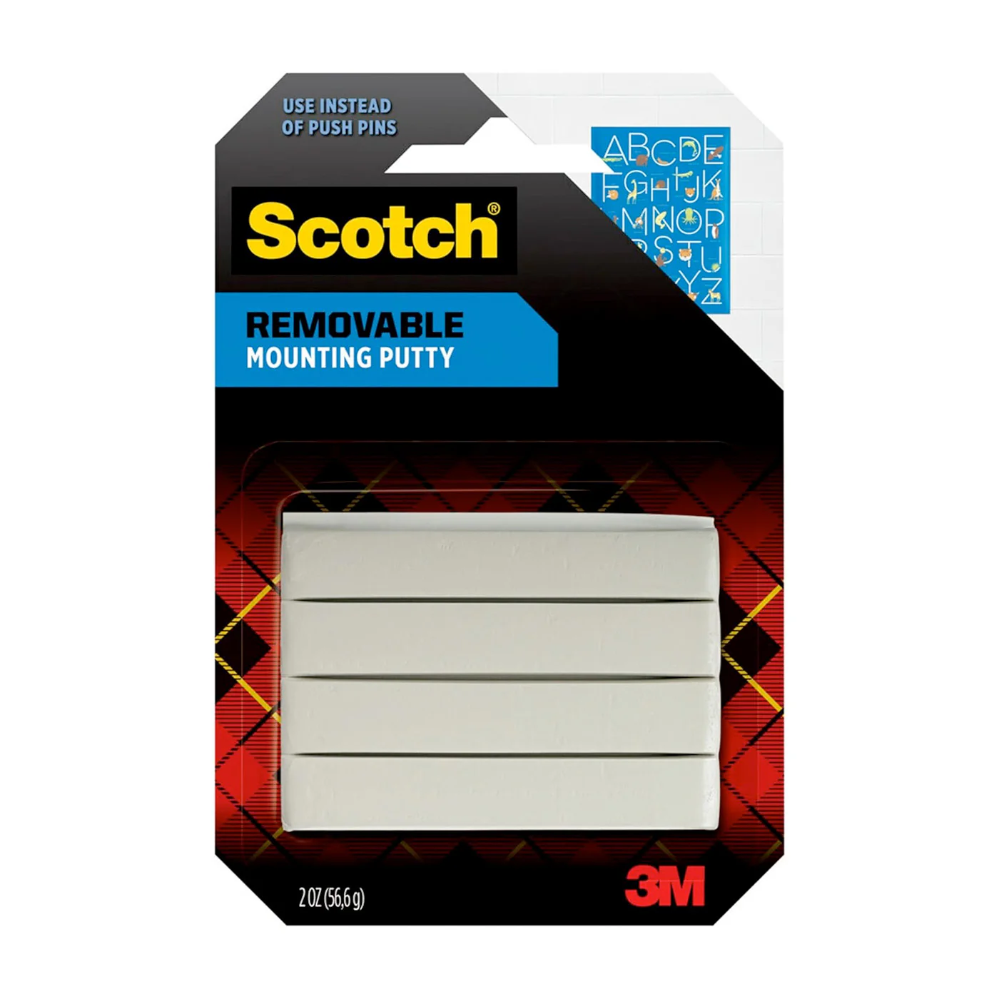 Scotch White 2oz Removable Mounting Putty