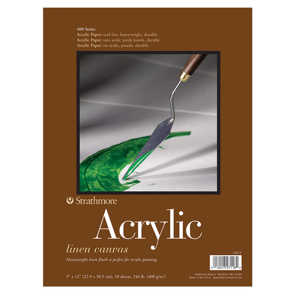 Strathmore 400 Series Acrylic Paper Pad 10 Sheet - Image 2