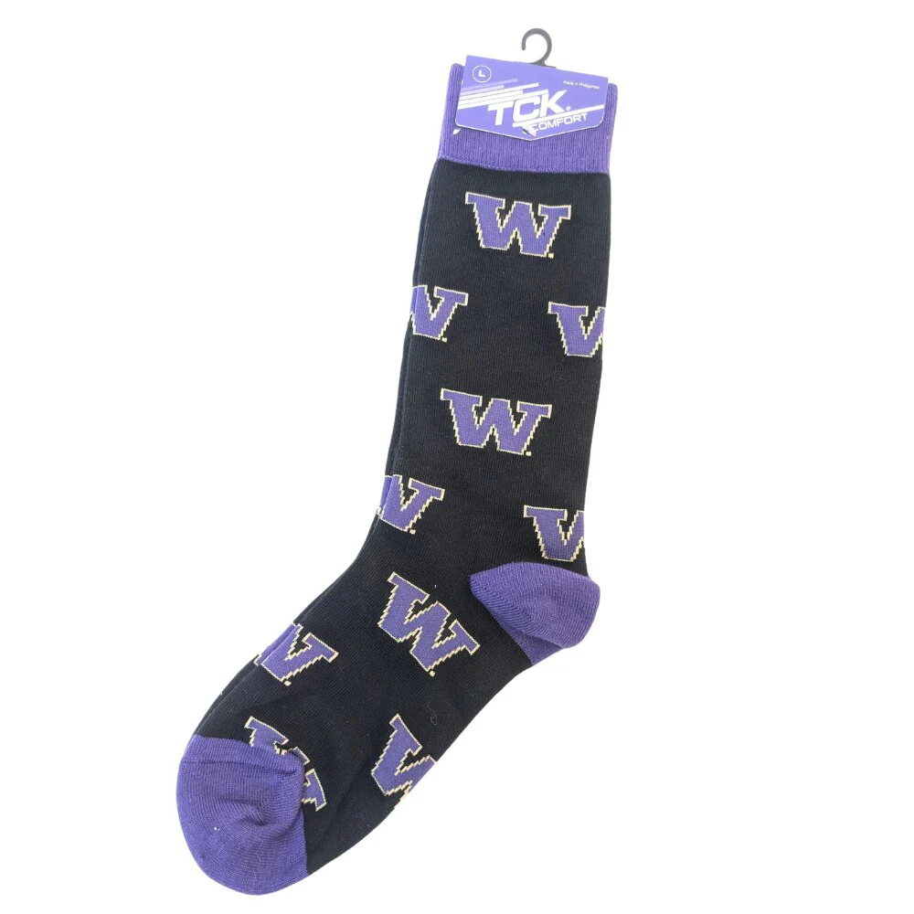 TCK Men's Black Allover W Dress Socks - Image 3