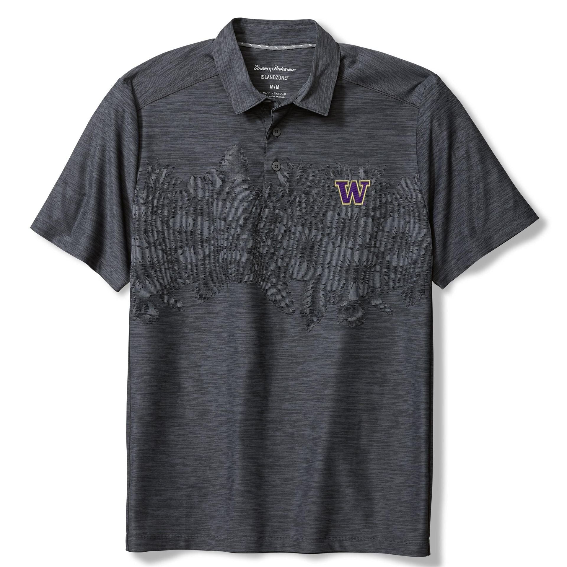 Tommy Bahama Men's Palm Coast Hibiscus Border Polo