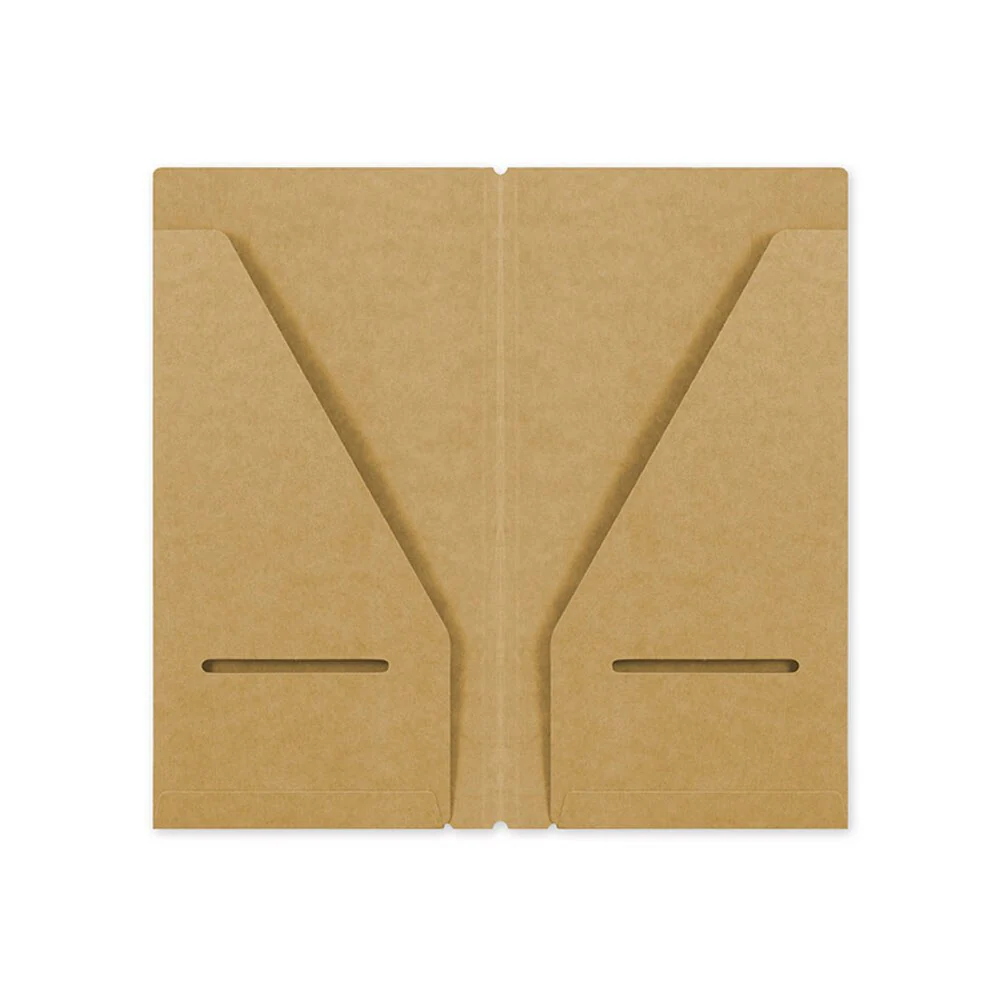 Traveler's Company Regular 020 Kraft Paper Two Pocket Folder Refill - Image 2