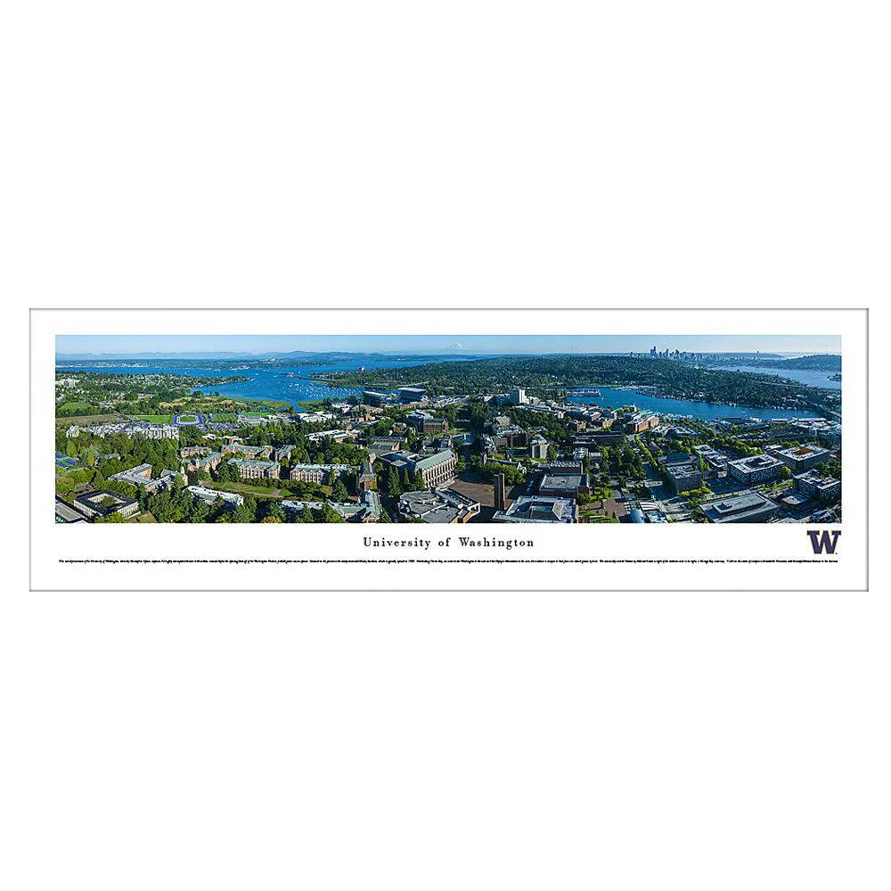 U of W Campus Panorama Print Unframed - Image 2