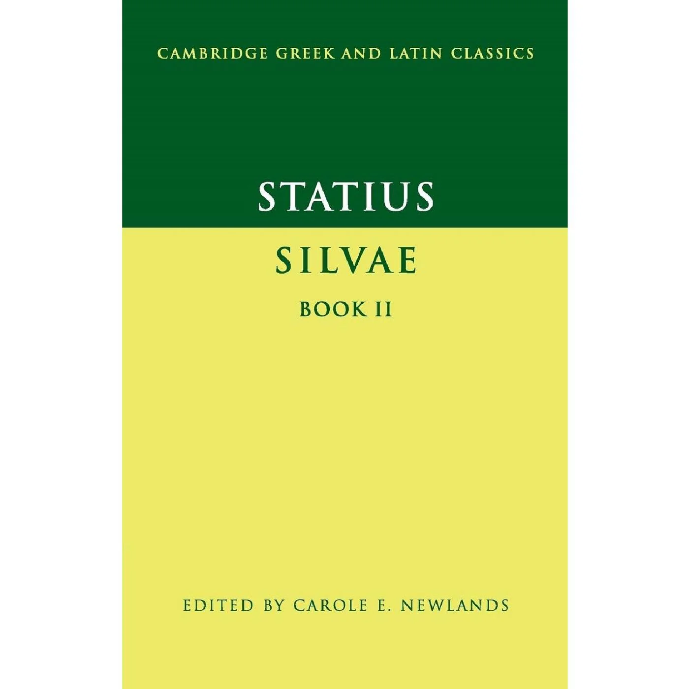 v.2 Statius - Silvae (ed Newlands)