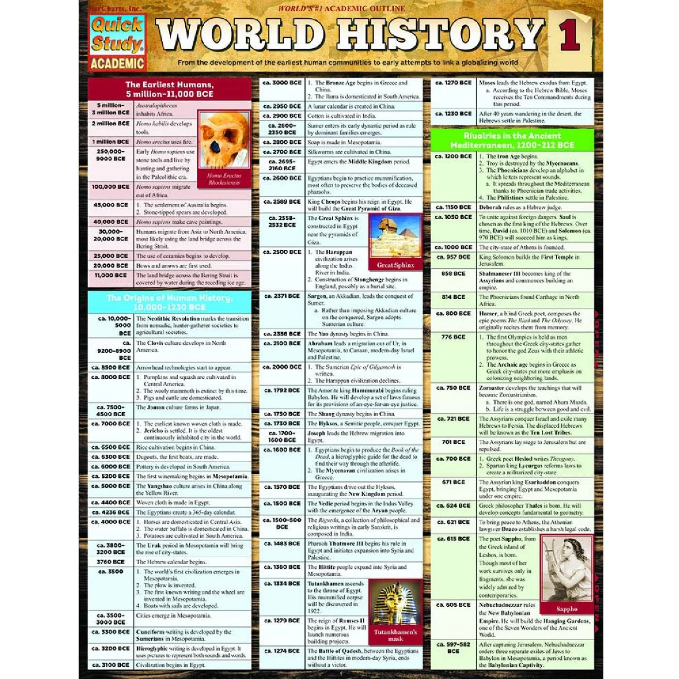 World History 1 Bar Chart